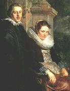 JORDAENS, Jacob Portrait of a Young Married Couple Spain oil painting artist